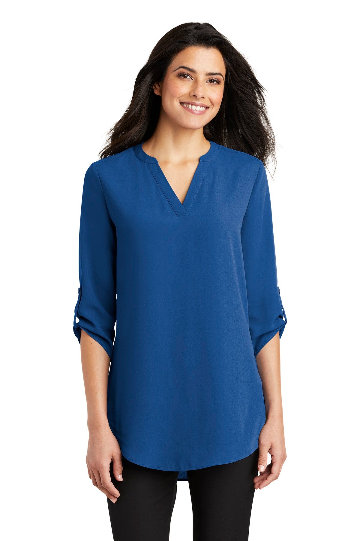 Port Authority® Ladies 3/4-Sleeve Tunic Blouse. LW701