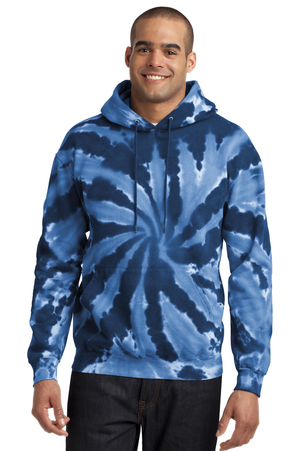 Port & Company® Tie-Dye Pullover Hooded Sweatshirt. PC146
