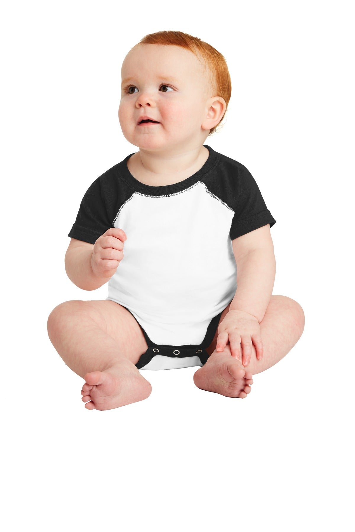 Rabbit Skins™ Infant Baseball Fine Jersey Bodysuit. RS4430