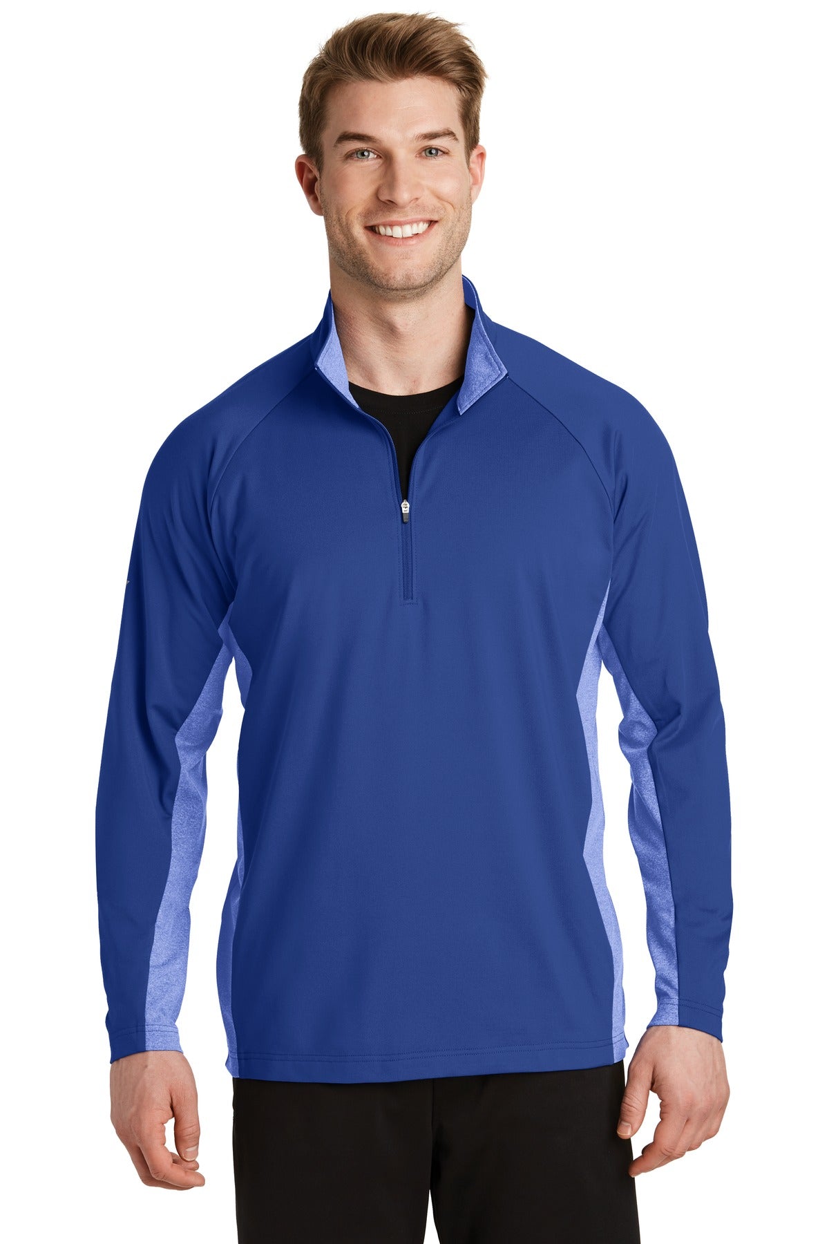 Sport-Tek® Sport-Wick® Stretch Contrast 1/2-Zip Pullover. ST854